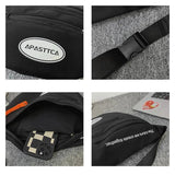 Men's Waist Bag High Street Chest Bags Boy's Chest Phone Purse Male Canvas Casua