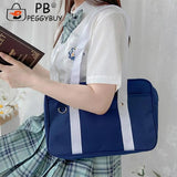 Vintage Women Shoulder Bag Oxford Messenger Bag Contrast Leisure Handbags