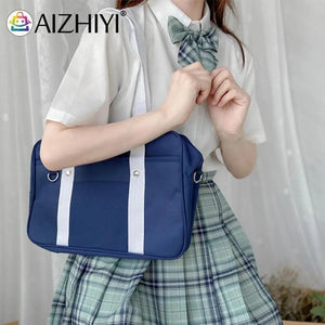 Vintage Women Shoulder Bag Contrast Oxford Messenger Bags