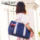 Vintage Women Shoulder Bag Contrast Oxford Messenger Bags