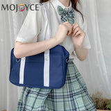 Vintage Women Shoulder Bag Preppy Style Ladies Oxford Messenger Bag