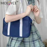 Vintage Women Shoulder Bag Preppy Style Ladies Oxford Messenger Bag