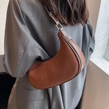 Small Nubuck Leather Crossbody Bag Women's Handbag