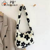 Vintage Flower Printing Shoulder Crossbody Bag for Women
