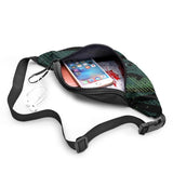 Lightning Pattern Waist Bag Outdoor Running Bag Men's Breast Package