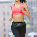 Lightning Pattern Waist Bag Outdoor Running Bag Men's Breast Package