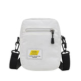 Corduroy Shoulder Bag Zipper Messenger Bag Multi-layer Street Shoulder Bag