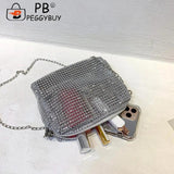 Rhinestone Evening Clutch Bag Handbag for Women