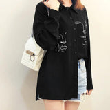 Women Pattern Shoulder Bag Hardware Chain Strap Block Messenger