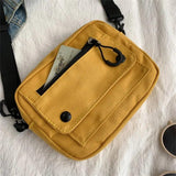 Women Casual Tote Canvas Handbag Zipper Shoulder Bag