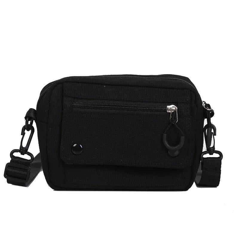 Women Casual Tote Canvas Handbag Zipper Shoulder Bag