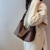 Vintage Crossbody Bag Soft Leather Lady Hobo Purse Handbag