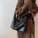 Vintage Crossbody Bag Soft Leather Lady Hobo Purse Handbag