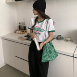 Bohemian Open Soft Vintage Shoulder Bag, High Capacity Shopping Bag