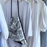 Bohemian Open Soft Vintage Shoulder Bag, High Capacity Shopping Bag