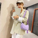 Solid Female Shoulder Handbag Casual Nylon Ladies Messenger Bag
