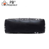 Vintage Women Tote Bag Shoulder Handbag Multi-Functional High PU Leather
