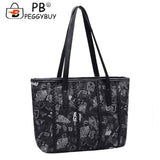Vintage Women Tote Bag Shoulder Handbag Multi-Functional High PU Leather