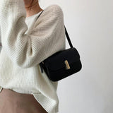 Vintage PU Leather Women's Underarm Bag Small Shoulder Tote Handbag Purse