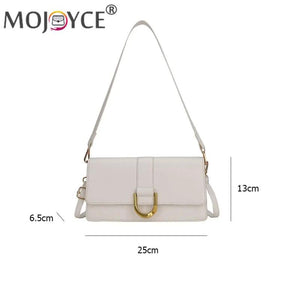 Vintage Flap Messenger Handbag Women PU Leather Shoulder Bag
