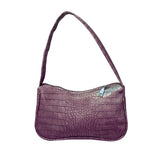 Crocodile Pattern Women Underarm Bag PU Leather Ladies Shoulder Tote Purse Handb