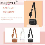 Leather Shoulder Tote Bag with Rhombus Pattern