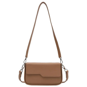 Square Shoulder Crossbody Bag with Wide Strap for Women