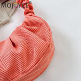 Corduroy Armpit Bags for Women, Small Underarm Handbags
