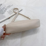 Women PU Shoulder Underarm Bag Casual Solid Small Purse Handbags