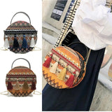 Summer Tassel Tote Messenger Cross Body Shoulder Bag
