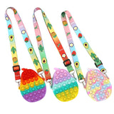 Avocado Crossbody Purse Funny Bubble Sensory Toy