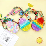 Avocado Crossbody Purse Funny Bubble Sensory Toy