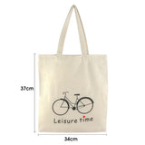 Women Canvas Shoulder Bag Casual Handbag Tote Large Capacity Shopping Bag