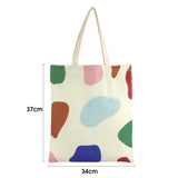 Women Canvas Shoulder Bag Casual Handbag Tote Large Capacity Shopping Bag