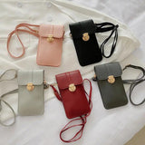 Touch Screen Mobile Phone Bag Mini Wallet Shoulder Bag Purses