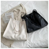Large Capacity Soft Tote Bag Women's Leather Handbag