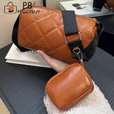 Women's Crossbody Bag with Small Purse Shoulder Bag for Shopping Trip