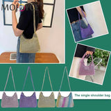 Sparkling Evening Clutch Underarm Shoulder Bag for Women