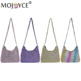 Sparkling Evening Clutch Underarm Shoulder Bag for Women