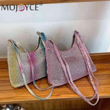 Sparkling Evening Clutch Underarm Shoulder Bag for Women