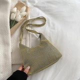 Sparkling Evening Clutch Underarm Shoulder Bag for Women