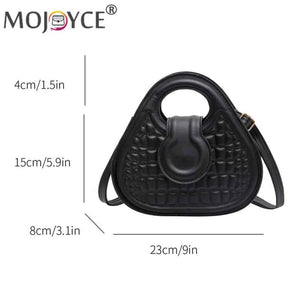 PU Leather Messenger Bag Ladies Hand Bag Lightweight Soft Casual for Travel