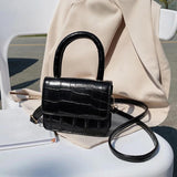 Women PU Leather Mini Shoulder Handbags Pure Flap Messenger Crossbody Bags
