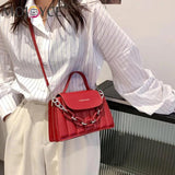 PU Leather Hasp Messenger Small Handbags Casual All-match Women