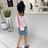 Kids Dino Crossbody Bag Silicone Phone Pouch Girls Purse