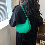 Women's Green Chain Shoulder Bag Mini Casual Handbag