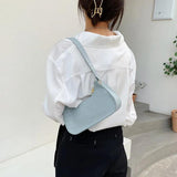 Retro Casual Women Totes Underarm Shoulder Bags Female PU Leather Armpit Bag