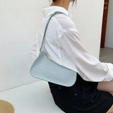 Retro Casual Women Totes Underarm Shoulder Bags Female PU Leather Armpit Bag