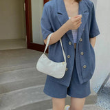 Purple PU Leather Women Underarm Bag Small Shoulder Bags