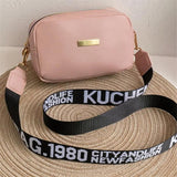 Small Square Messenger Bag for Women PU Leather
